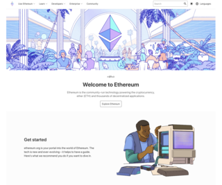 <p><a href="https://ethereum.org">https://ethereum.org</a></p>